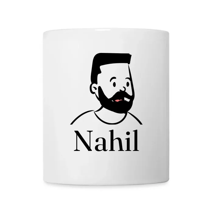 Mug personnalisé au prénom Nahil