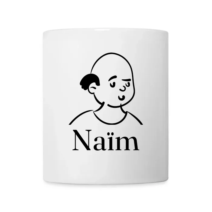 Mug personnalisé au prénom Naïm