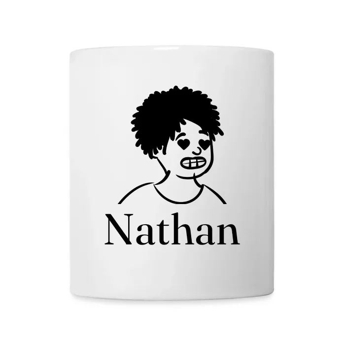 Mug personnalisé au prénom Nathan