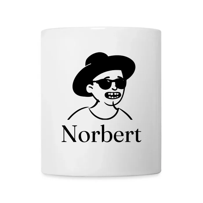 Mug personnalisé au prénom Norbert