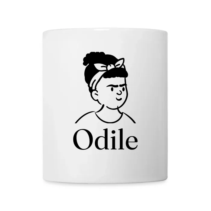 Mug personnalisé au prénom Odile