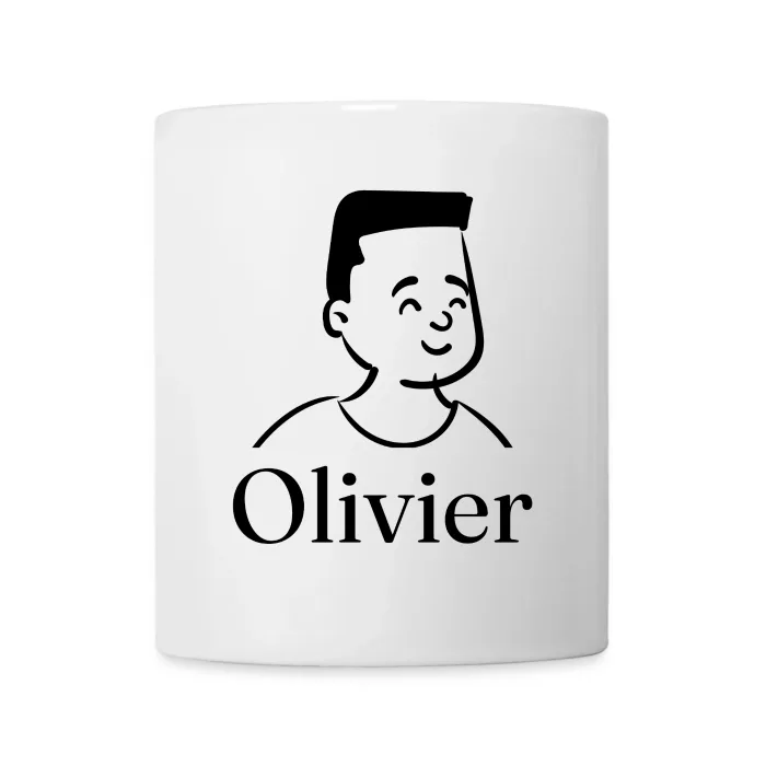 Mug personnalisé au prénom Olivier