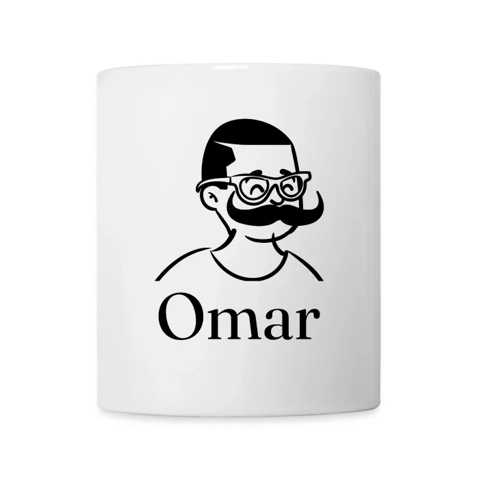 Mug personnalisé au prénom Omar
