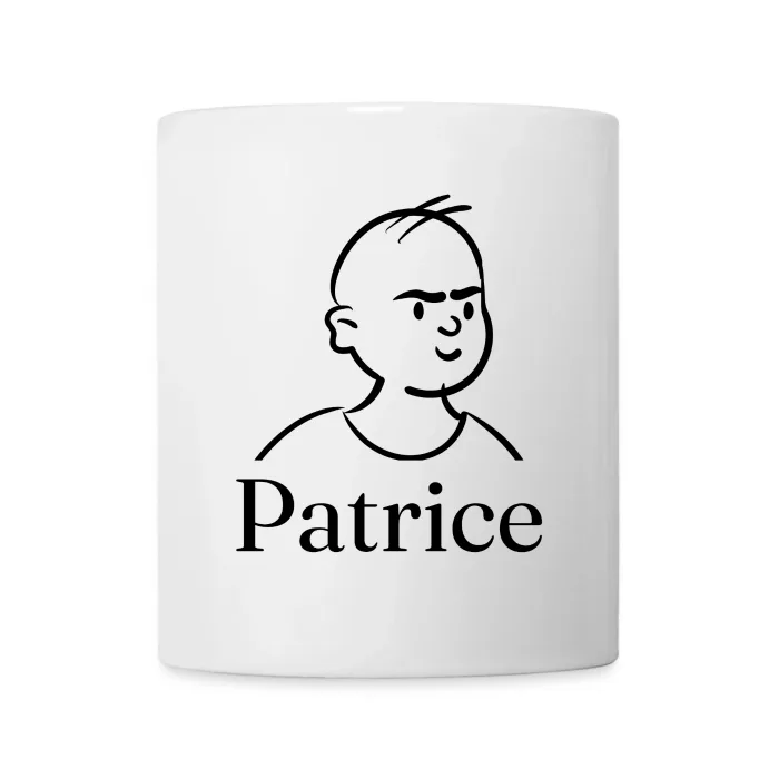 Mug personnalisé au prénom Patrice