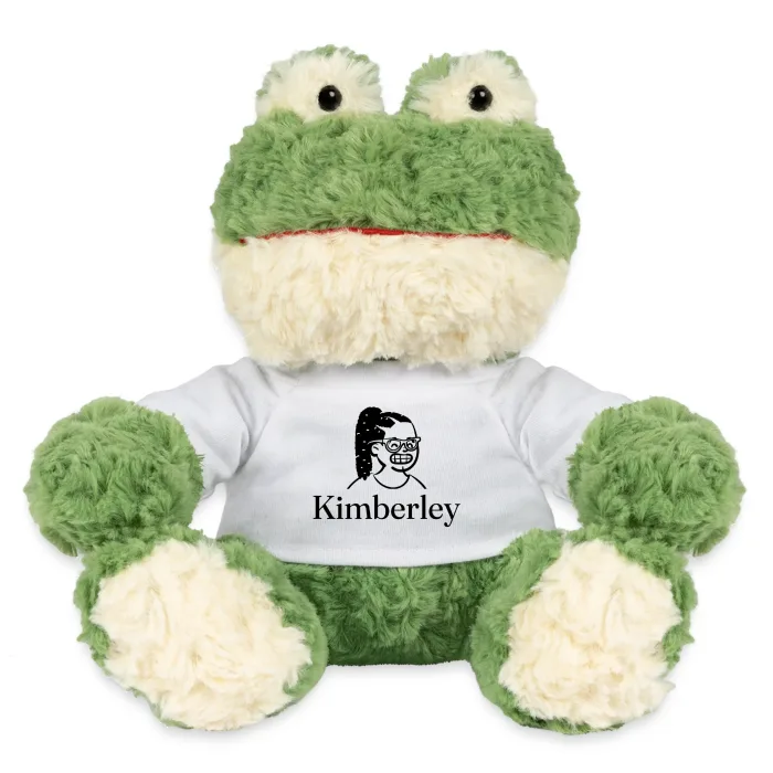 Peluche grenouille personnalisée au prénom Kimberley