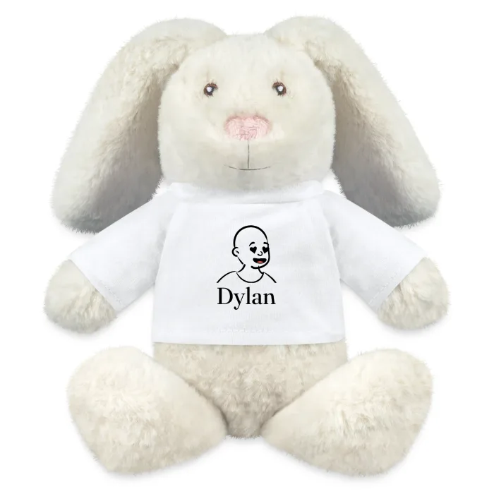 Peluche lapin personnalisée au prénom Dylan