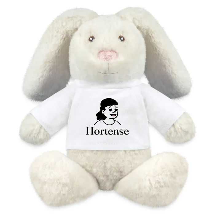 Peluche lapin personnalisée au prénom Hortense