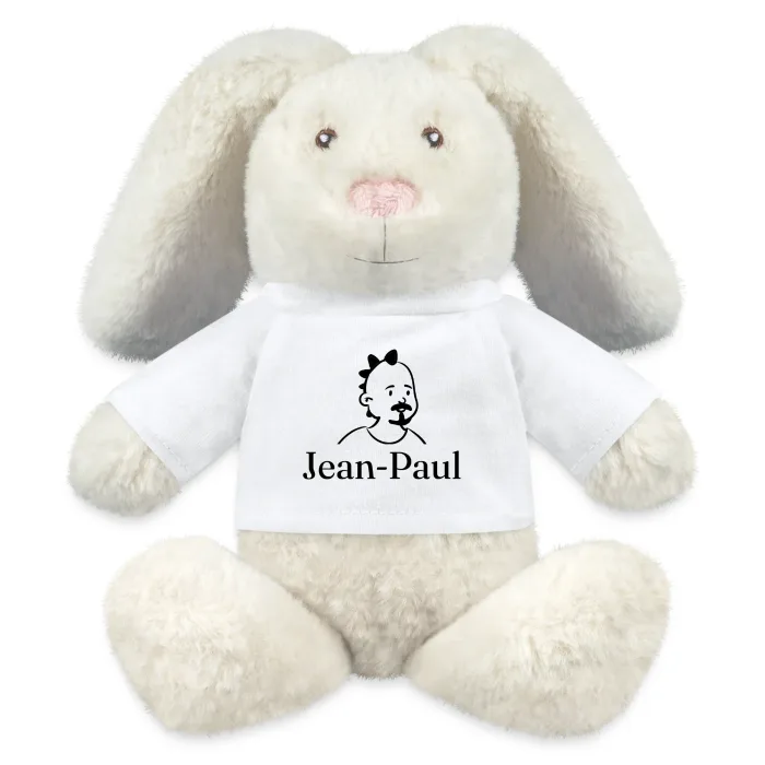 Peluche lapin personnalisée au prénom Jean-Paul