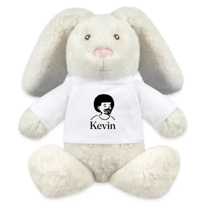 Peluche lapin personnalisée au prénom Kevin