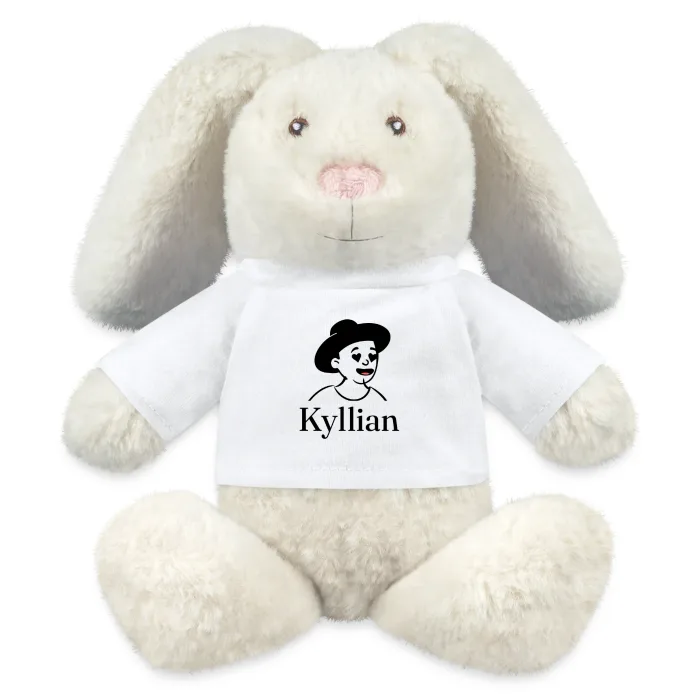 Peluche lapin personnalisée au prénom Kyllian