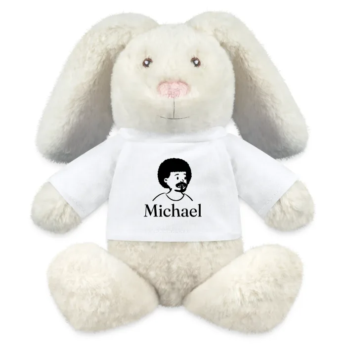 Peluche lapin personnalisée au prénom Michael