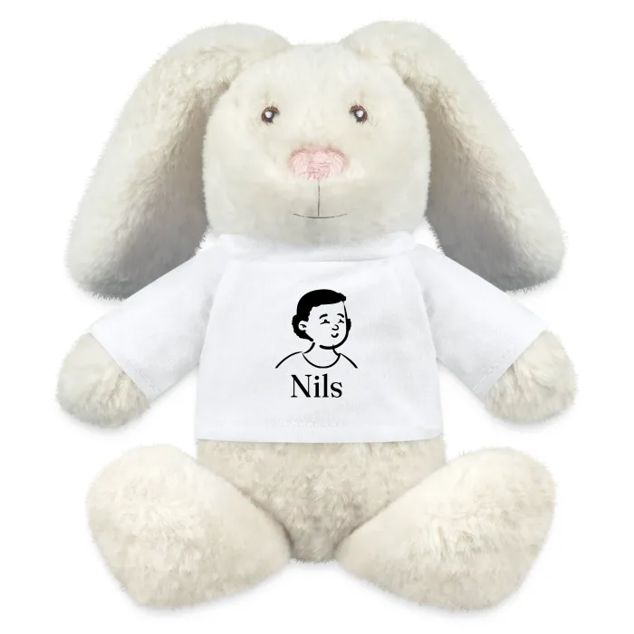 Peluche lapin personnalisée au prénom Nils