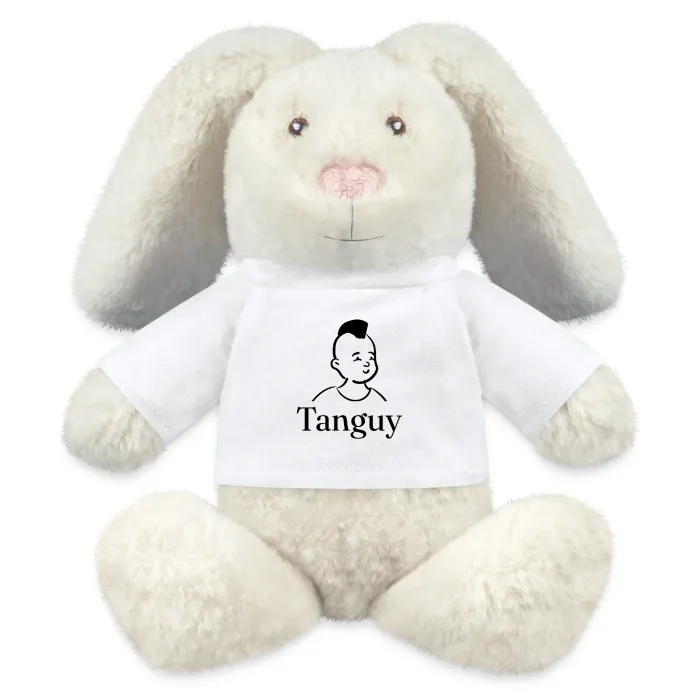 Peluche lapin personnalisée au prénom Tanguy