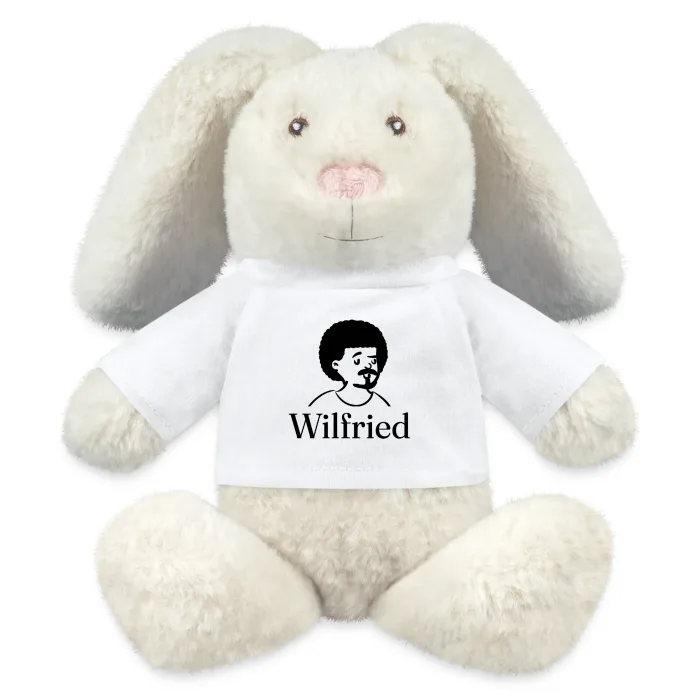 Peluche lapin personnalisée au prénom Wilfried