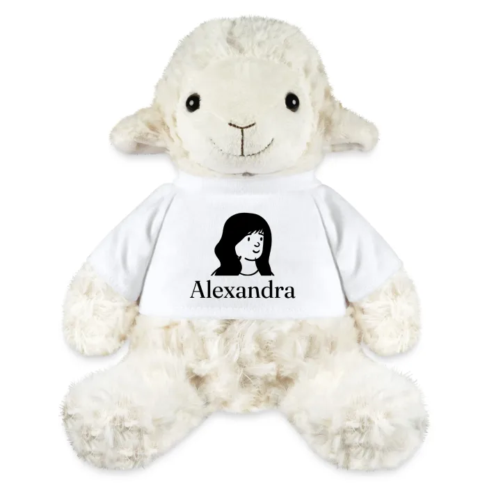 Peluche mouton personnalisée au prénom Alexandra