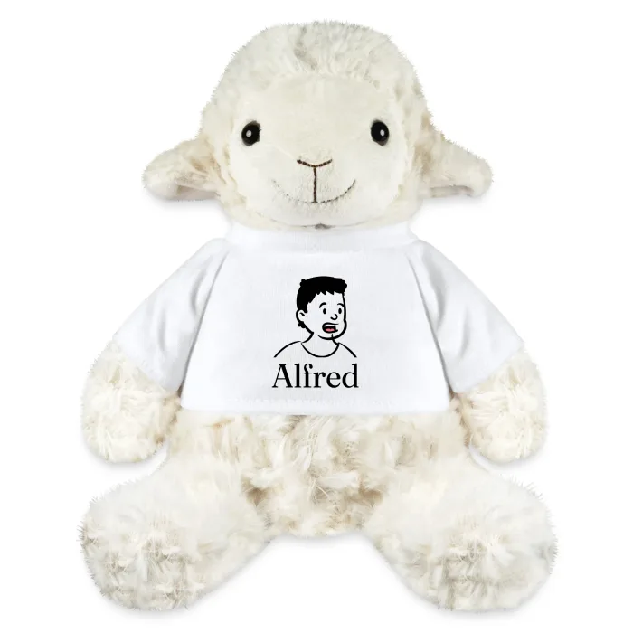 Peluche mouton personnalisée au prénom Alfred