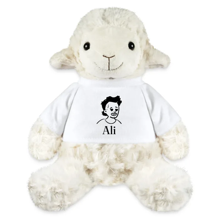 Peluche mouton personnalisée au prénom Ali