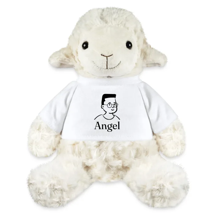 Peluche mouton personnalisée au prénom Angel