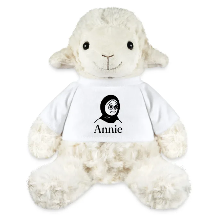 Peluche mouton personnalisée au prénom Annie