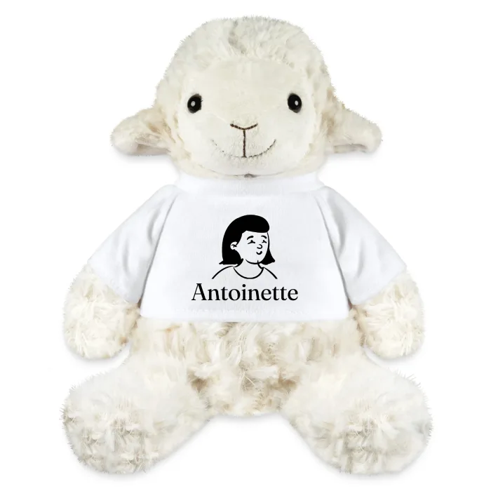 Peluche mouton personnalisée au prénom Antoinette