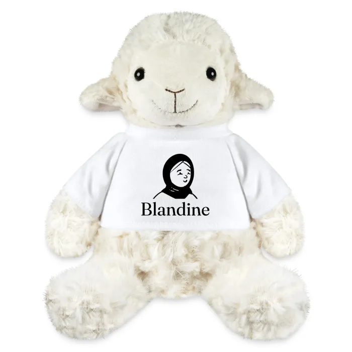 Peluche mouton personnalisée au prénom Blandine