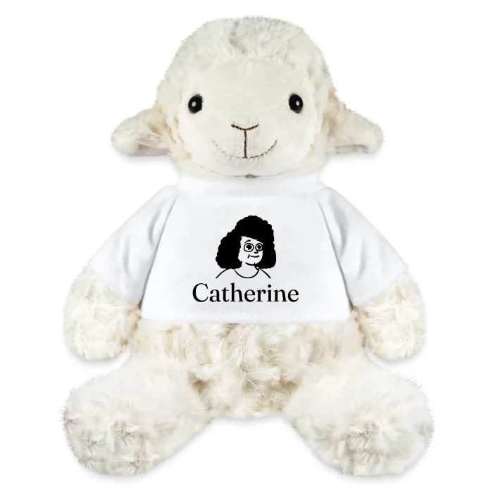 Peluche mouton personnalisée au prénom Catherine