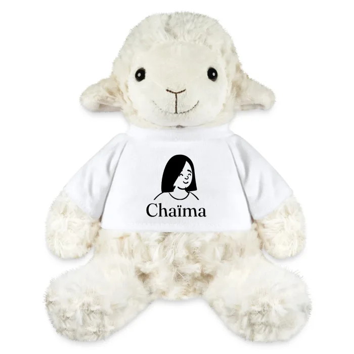 Peluche mouton personnalisée au prénom Chaïma
