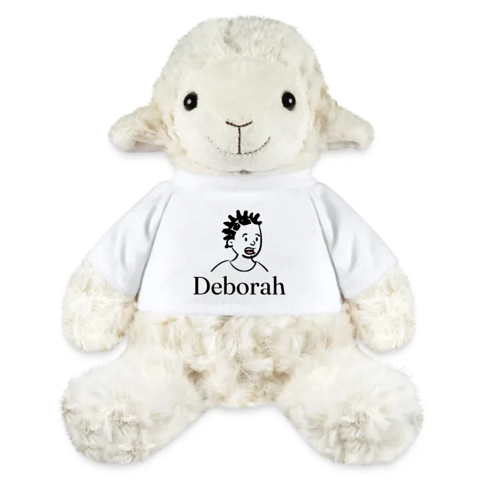 Peluche mouton personnalisée au prénom Deborah