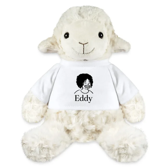 Peluche mouton personnalisée au prénom Eddy