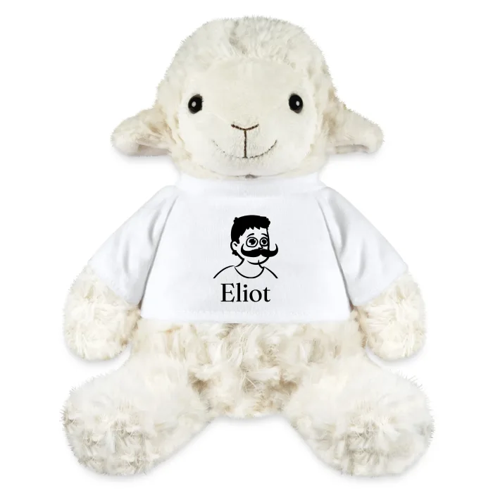 Peluche mouton personnalisée au prénom Eliot