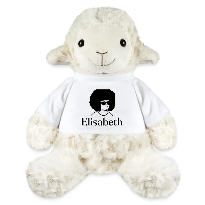 Peluche mouton personnalisée au prénom Elisabeth