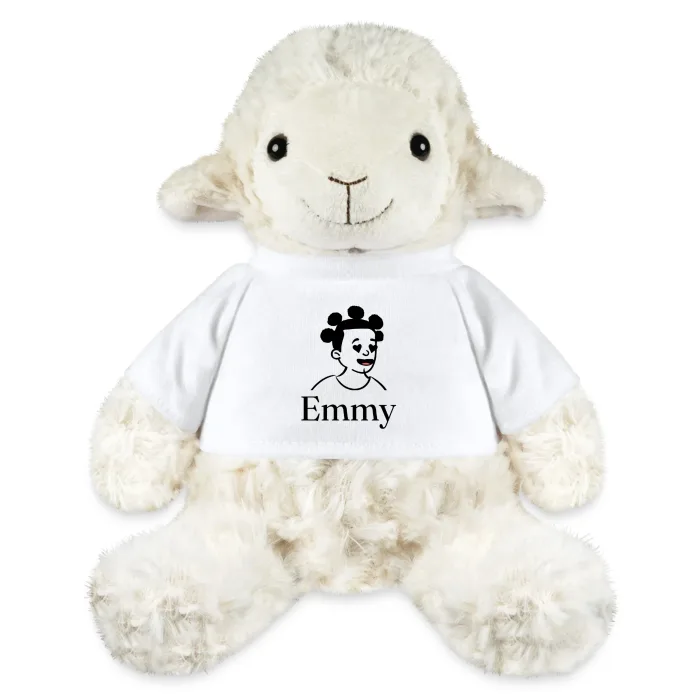 Peluche mouton personnalisée au prénom Emmy