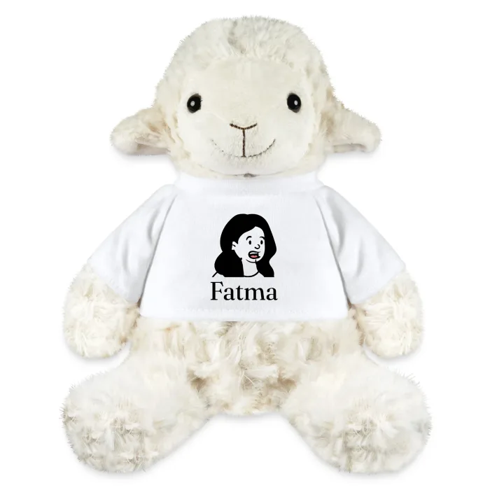 Peluche mouton personnalisée au prénom Fatma