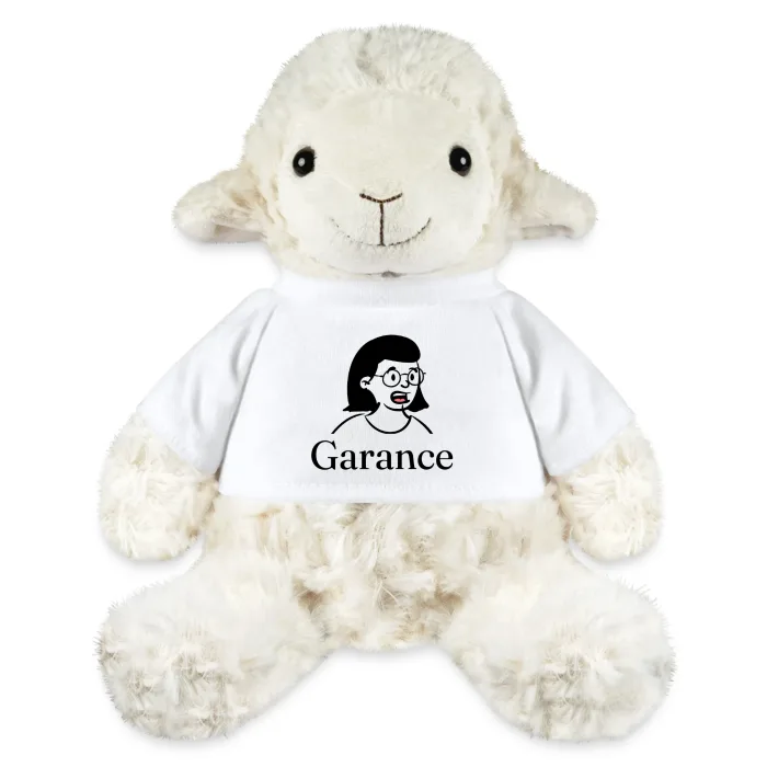 Peluche mouton personnalisée au prénom Garance