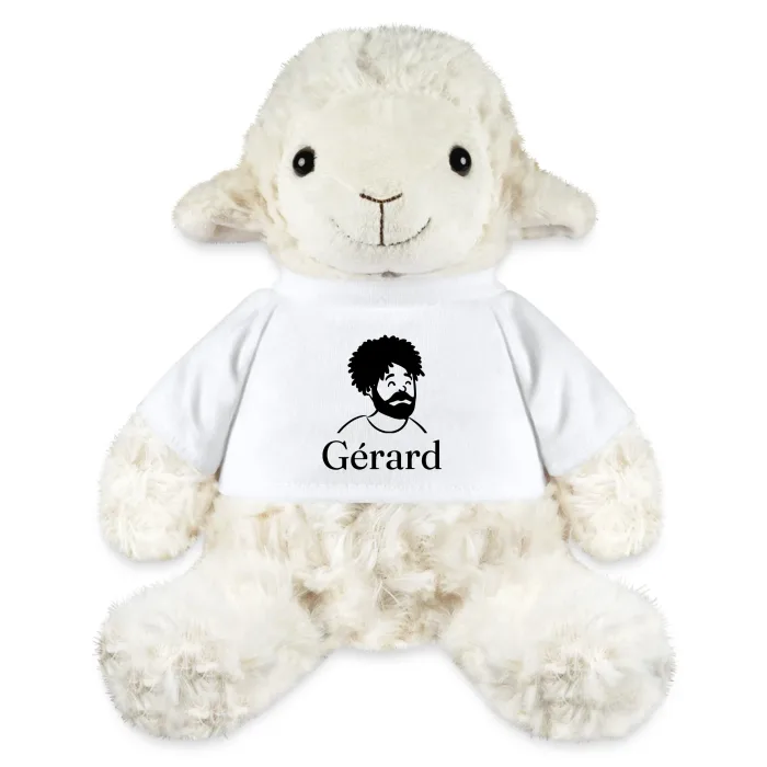 Peluche mouton personnalisée au prénom Gérard