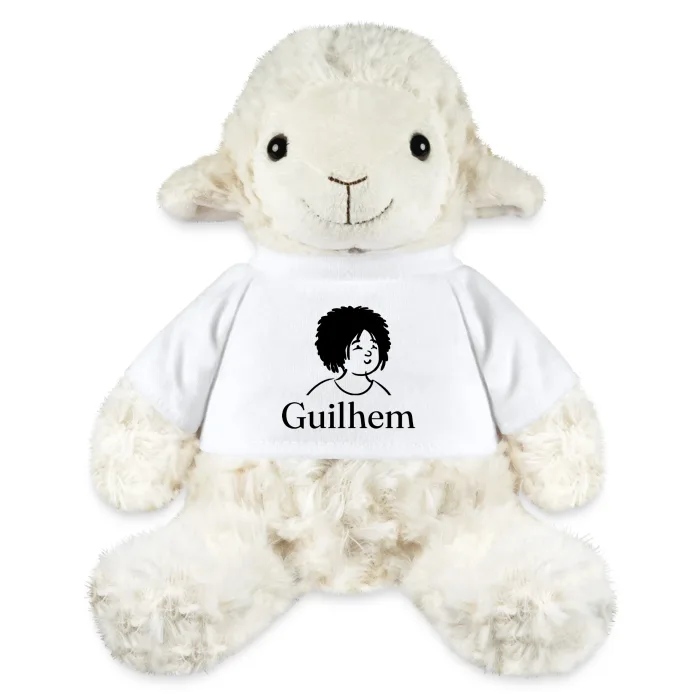 Peluche mouton personnalisée au prénom Guilhem