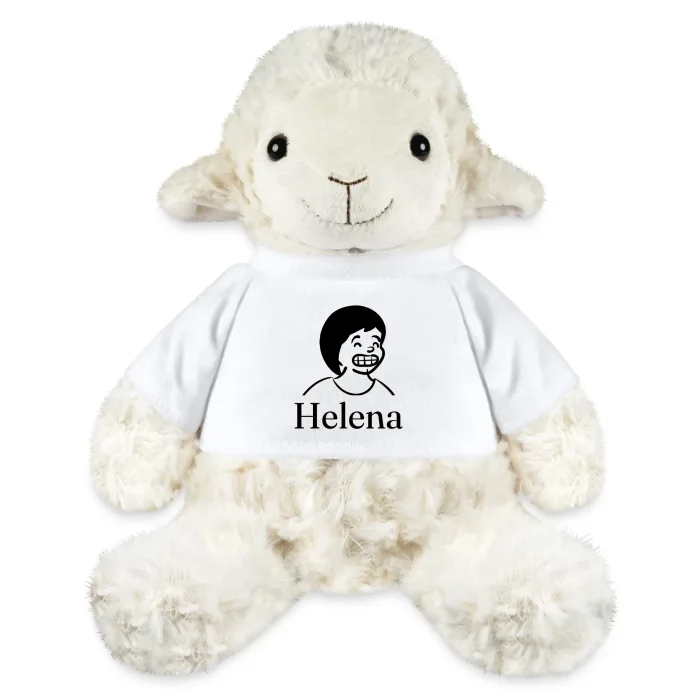 Peluche mouton personnalisée au prénom Helena