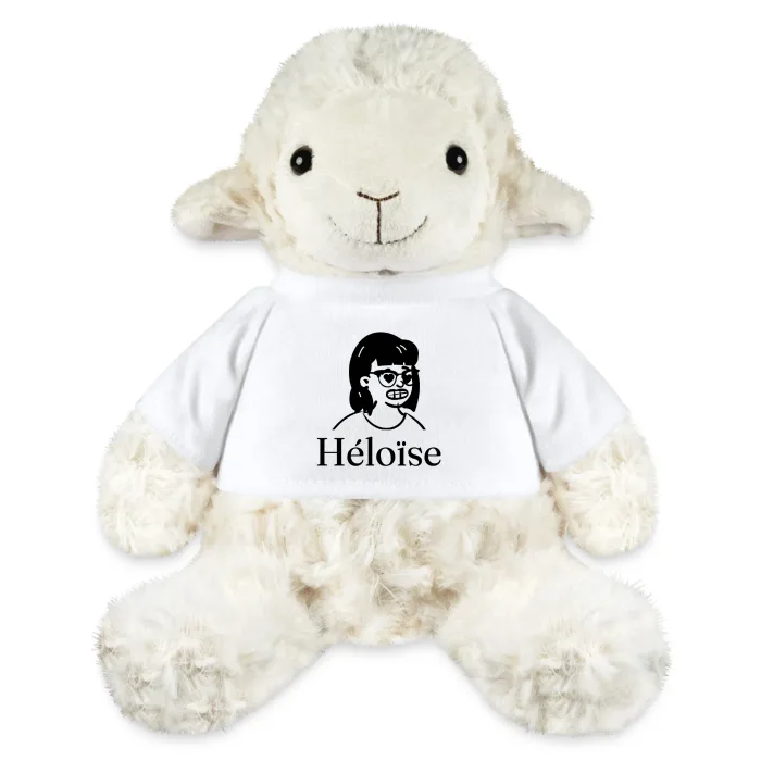 Peluche mouton personnalisée au prénom Héloïse