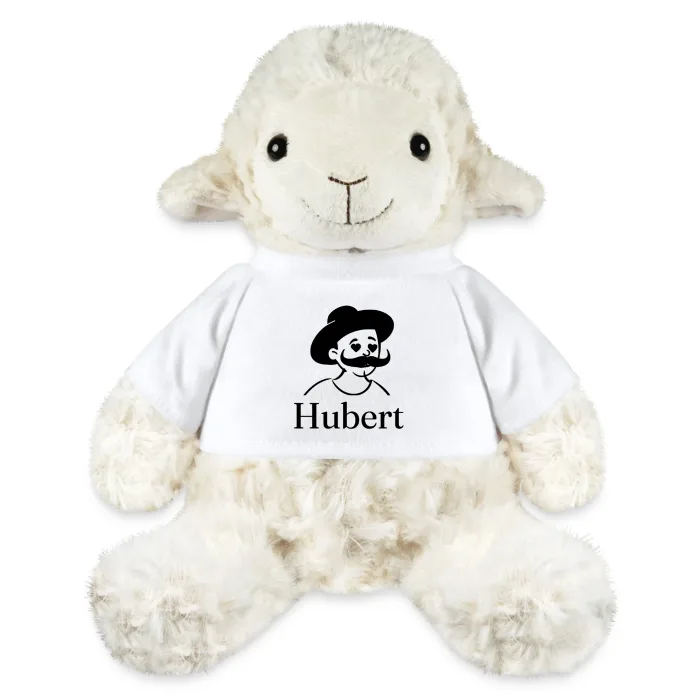 Peluche mouton personnalisée au prénom Hubert