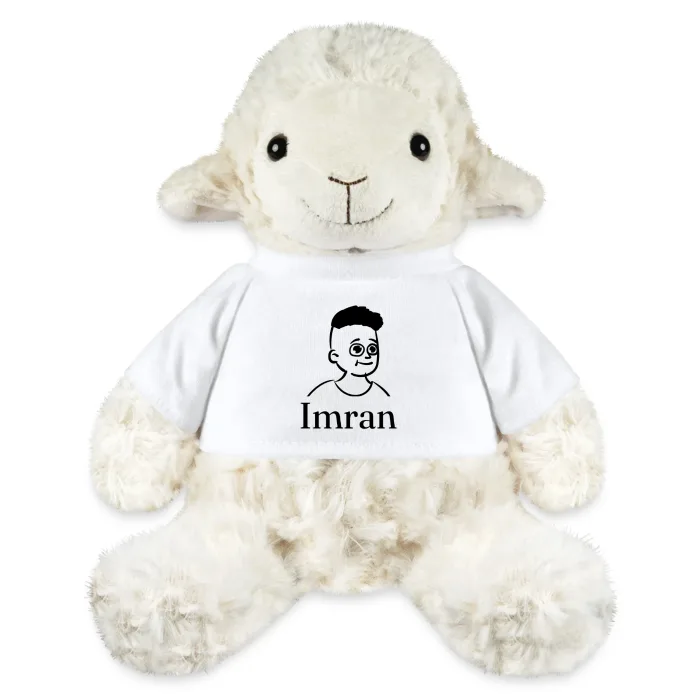 Peluche mouton personnalisée au prénom Imran