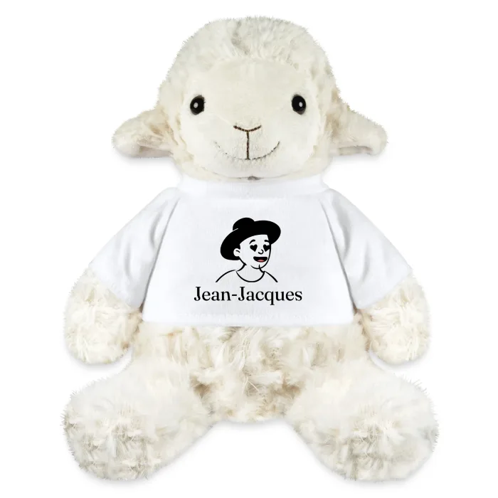 Peluche mouton personnalisée au prénom Jean-Jacques