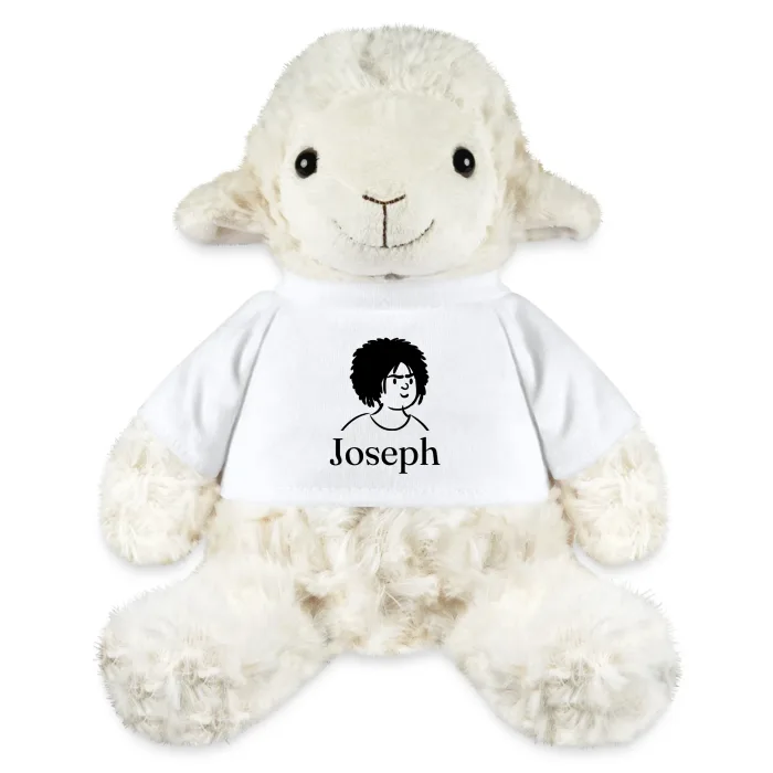 Peluche mouton personnalisée au prénom Joseph