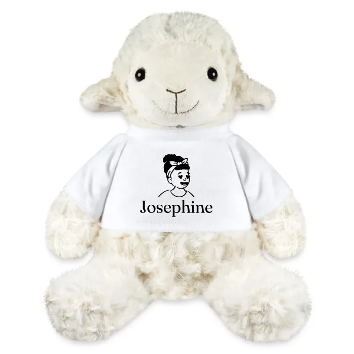 Peluche mouton personnalisée au prénom Josephine