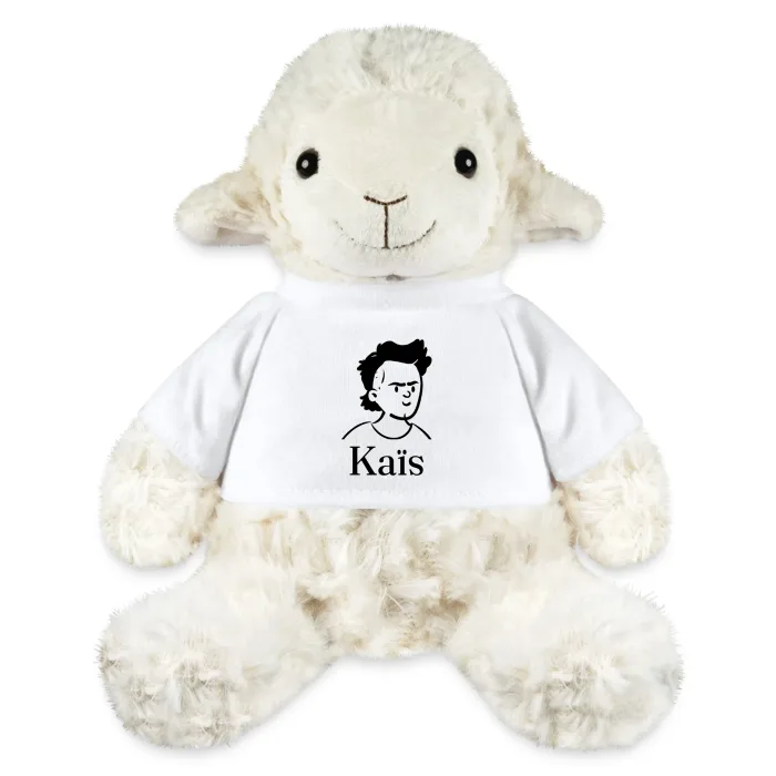 Peluche mouton personnalisée au prénom Kaïs