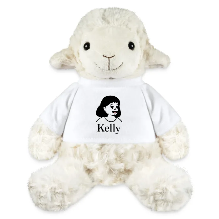 Peluche mouton personnalisée au prénom Kelly