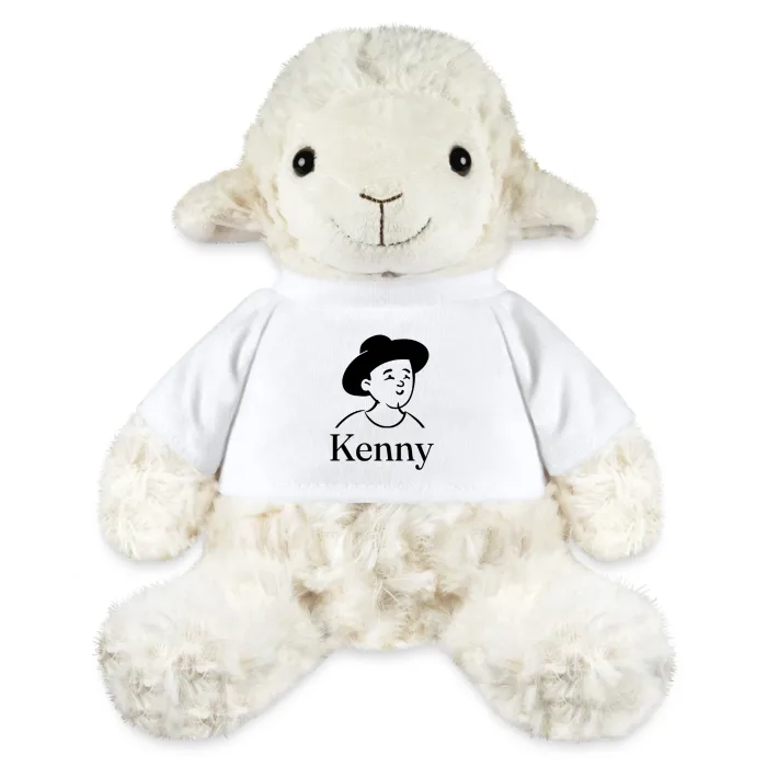 Peluche mouton personnalisée au prénom Kenny