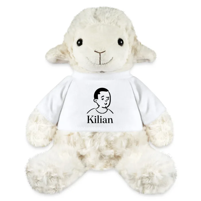 Peluche mouton personnalisée au prénom Kilian
