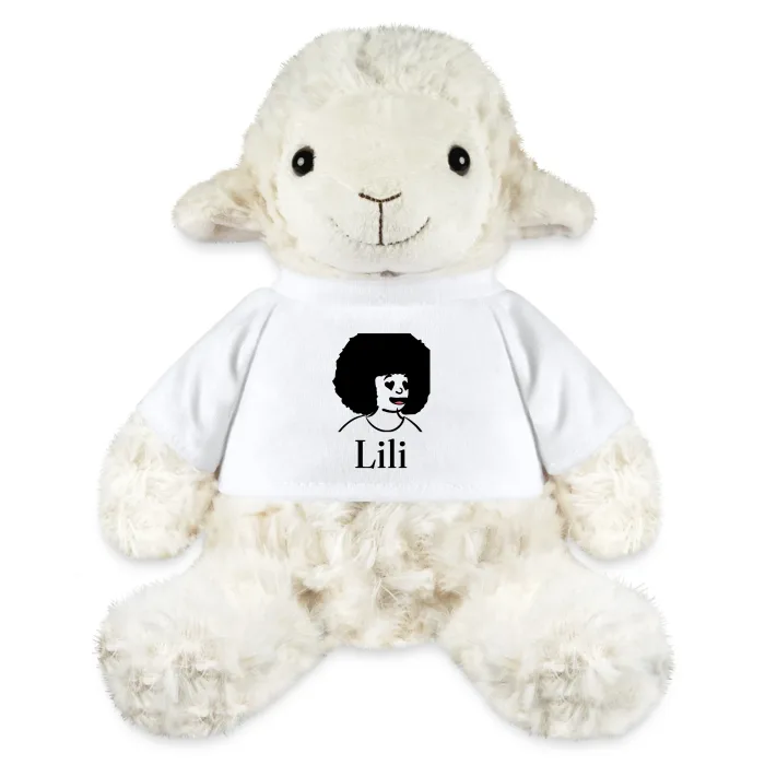 Peluche mouton personnalisée au prénom Lili