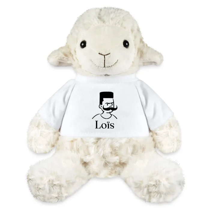 Peluche mouton personnalisée au prénom Loïs