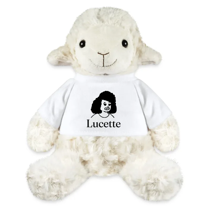 Peluche mouton personnalisée au prénom Lucette